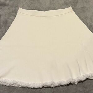 RACHEL Rachel Roy Ivory Flared Skirt